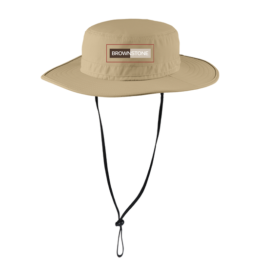 Port Authority® Outdoor Wide-Brim Hat - Coffee Cream