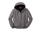 CornerStone® Washed Duck Cloth Insulated Hooded Work Jacket - Metal Grey