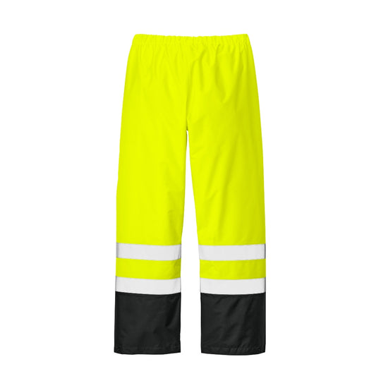 CornerStone® ANSI Class E Pull-On Rain Pant - Safety Yellow/Black