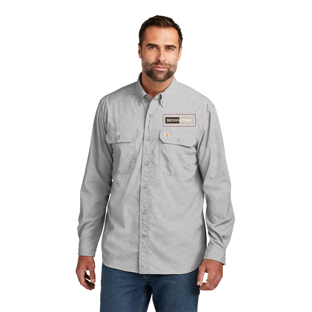 Carhartt Force® Solid Long Sleeve Shirt - Steel