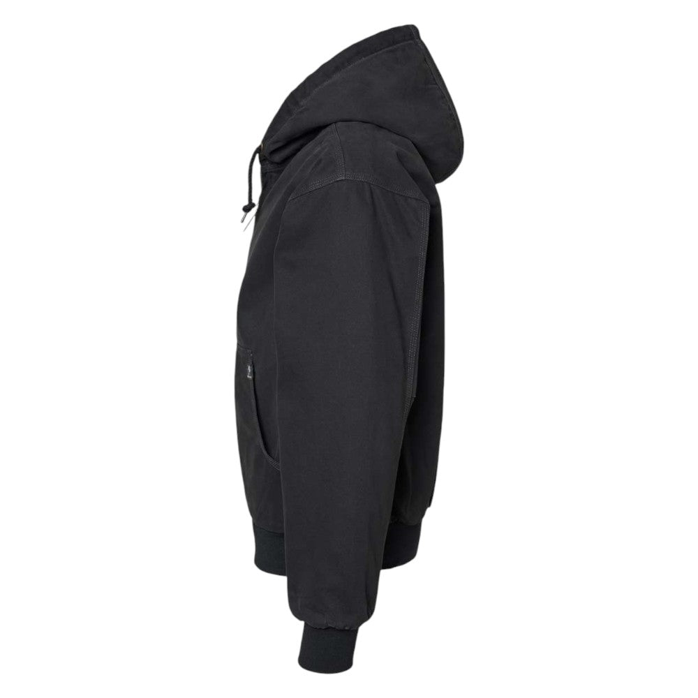 Dri-Duck Men's Cheyenne Boulder Cloth™ Hooded Jacket with Tricot Quilt Lining - Black