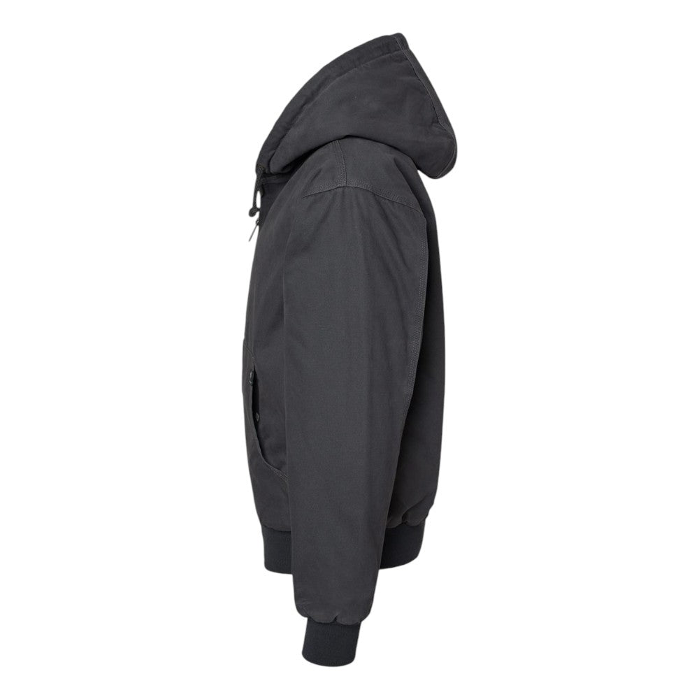 Dri-Duck Men's Cheyenne Boulder Cloth™ Hooded Jacket with Tricot Quilt Lining - Charcoal