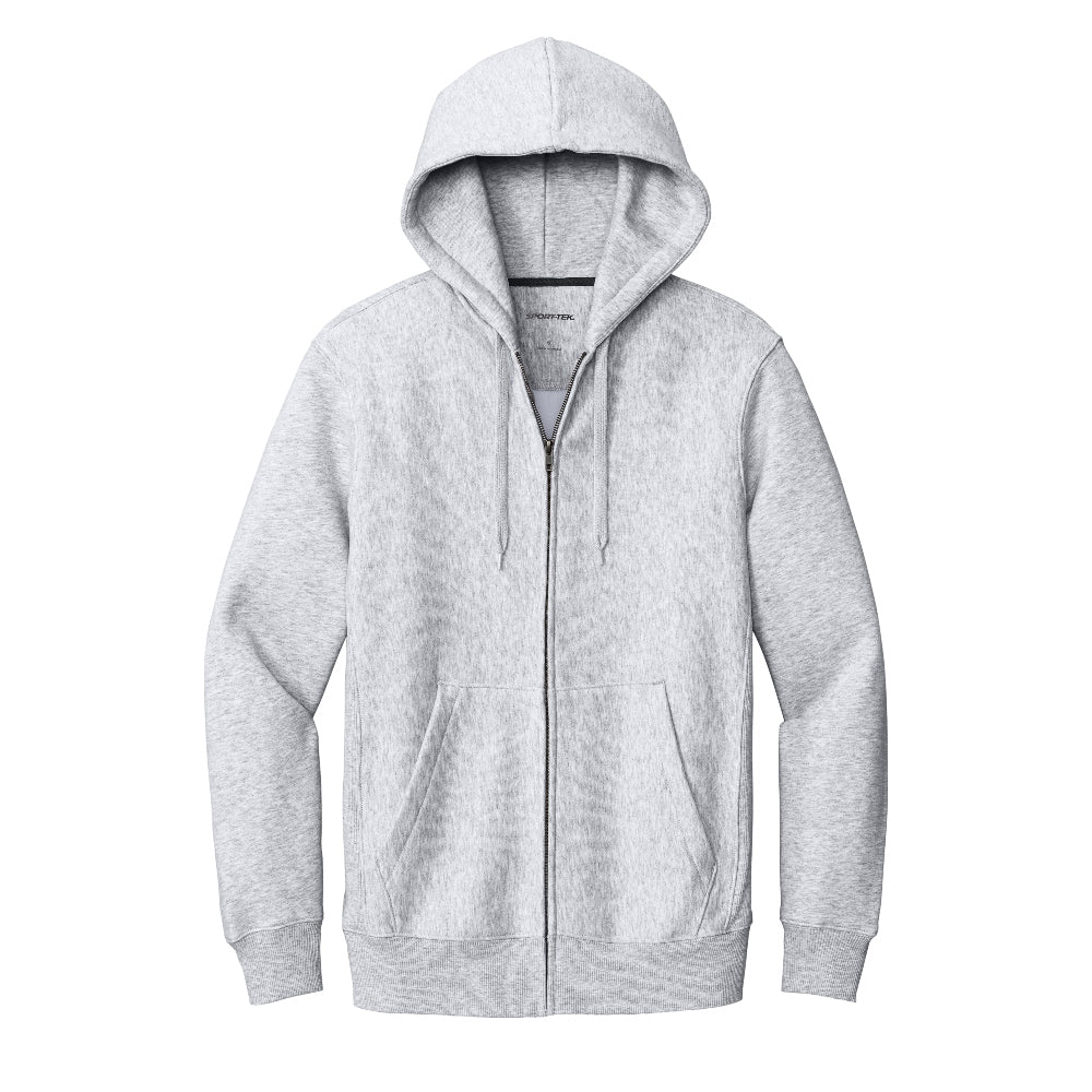 Sport-Tek® Super Heavyweight Full-Zip Hooded Sweatshirt - Athletic Heather