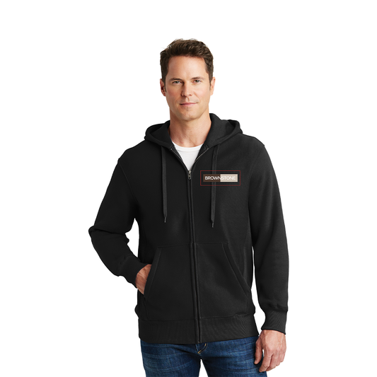 Sport-Tek® Super Heavyweight Full-Zip Hooded Sweatshirt - Black
