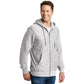 Sport-Tek® Super Heavyweight Full-Zip Hooded Sweatshirt - Athletic Heather