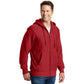 Sport-Tek® Super Heavyweight Full-Zip Hooded Sweatshirt - Red