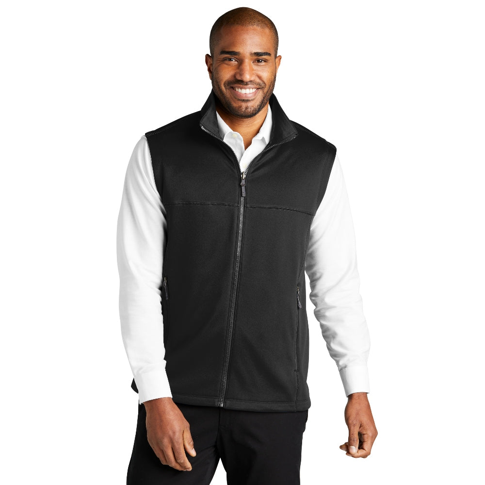 Port Authority® Collective Smooth Fleece Vest - Deep Black