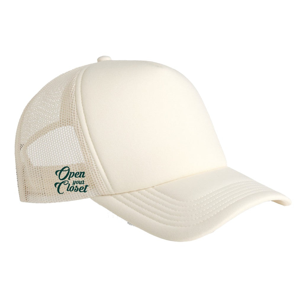 Retro Trucker Cap - Ecru