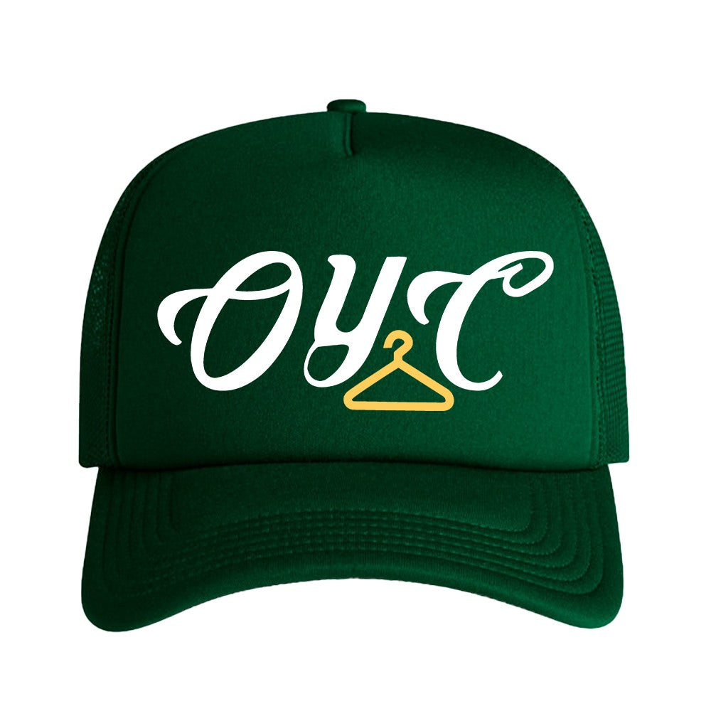 Retro Trucker Cap - Forest Green
