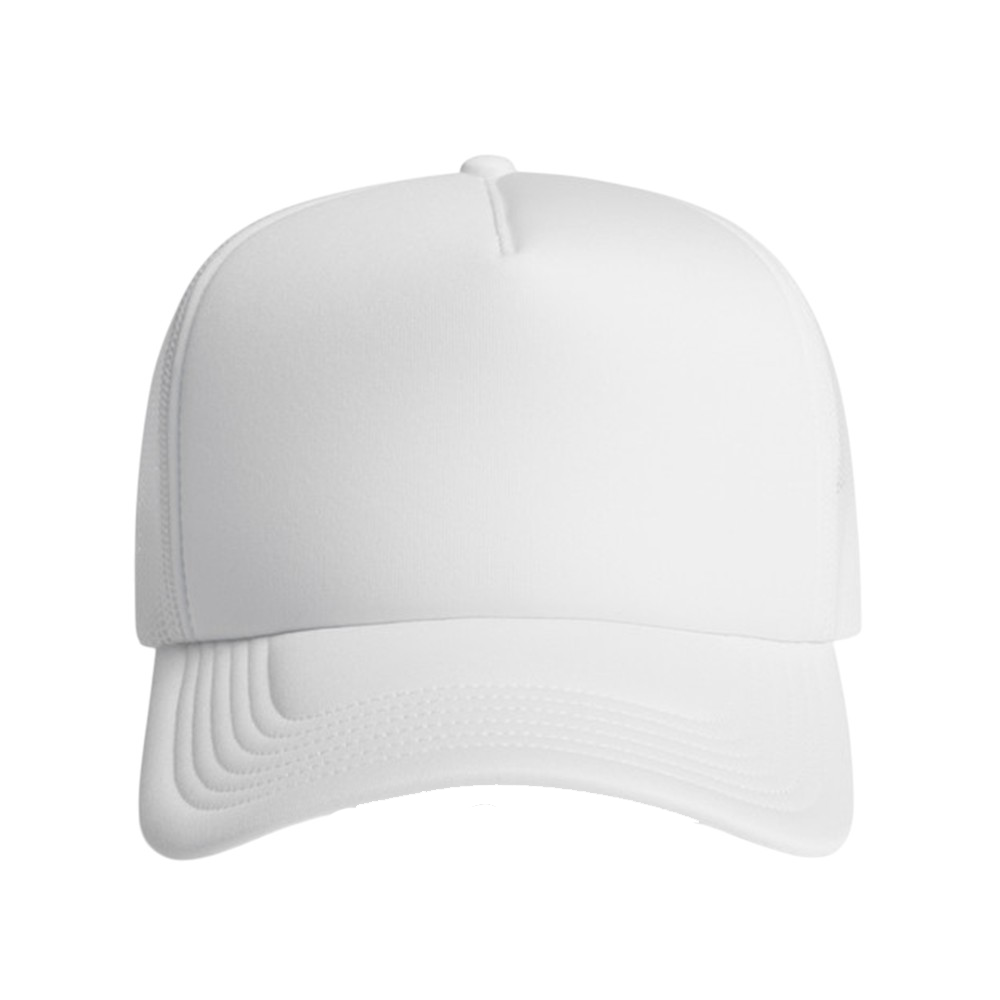 Retro Trucker Cap - White