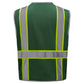 GSS Safety Vest 1712 Enhanced Visibility Hype-Heavy Duty Safety Vest - Dark Green