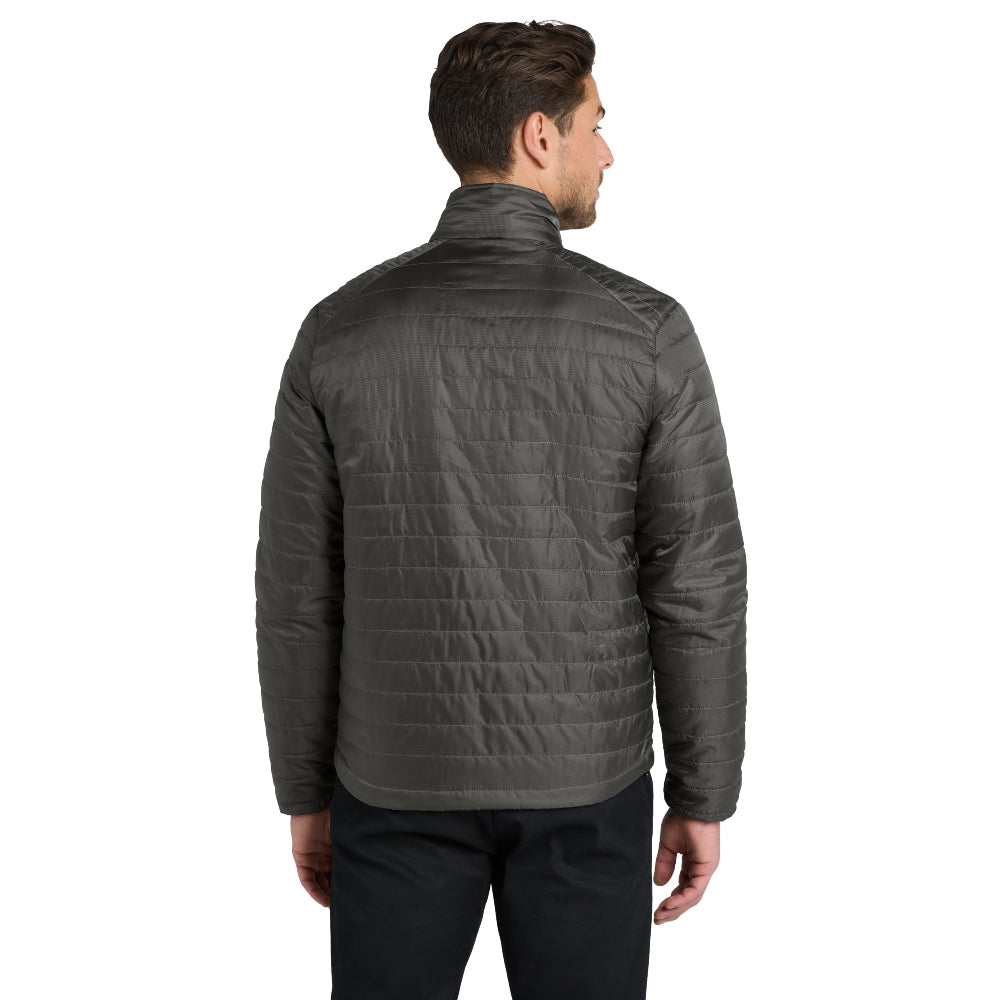 Port Authority® Packable Puffy Jacket - Sterling/Graphite