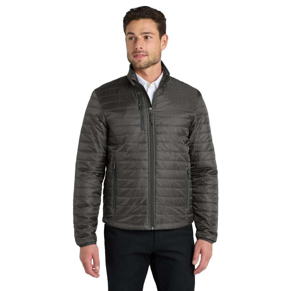 Port Authority® Packable Puffy Jacket - Sterling/Graphite