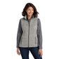 Port Authority® Women's Sweater Fleece Vest - Grey Heather