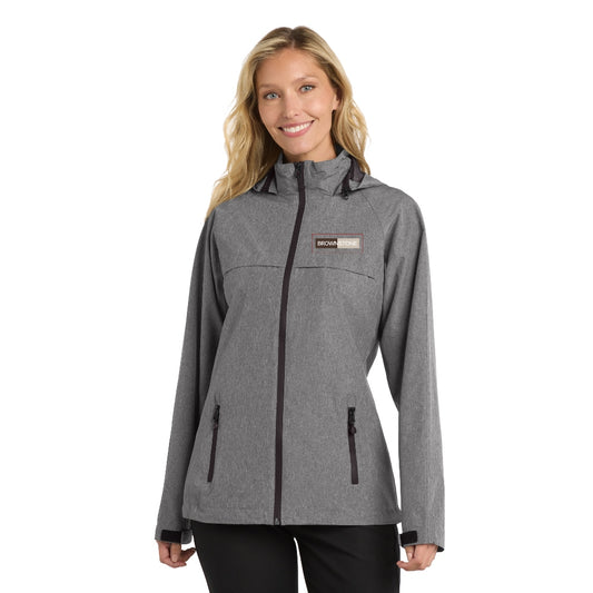 Port Authority® Women's Torrent Waterproof Jacket - Dark Grey Heather