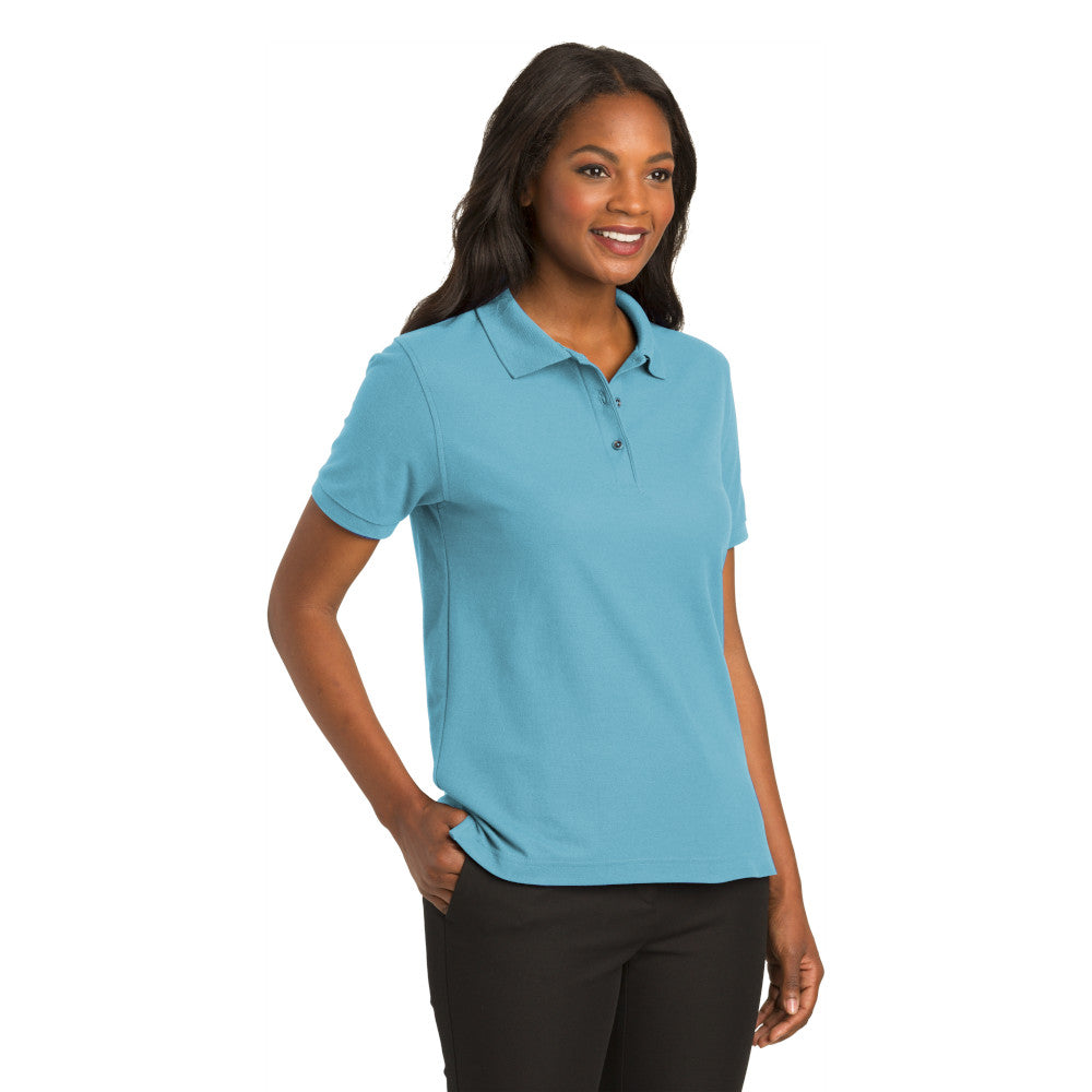 Port Authority® Women's Silk Touch™ Polo - Maui Blue
