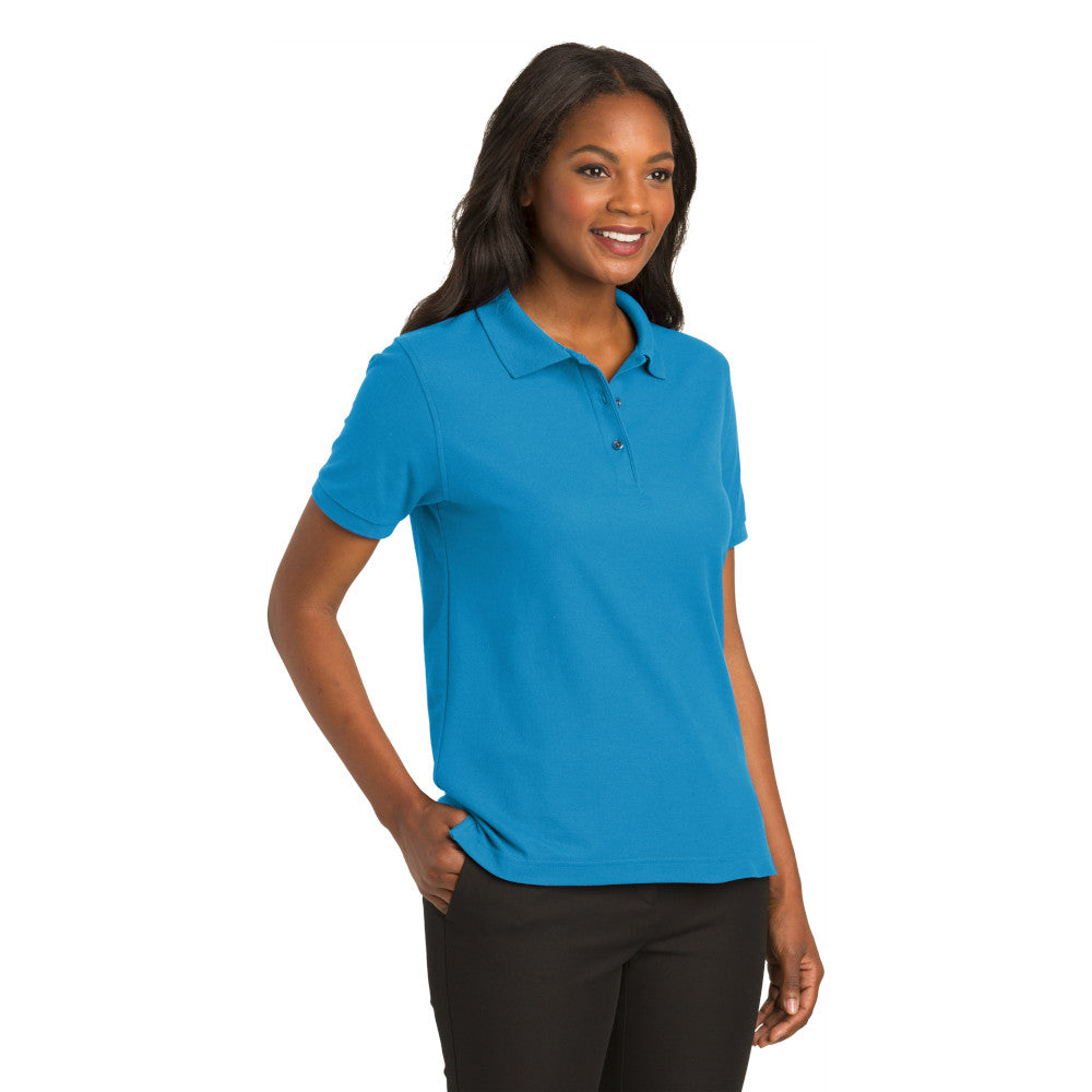 Port Authority® Women's Silk Touch™ Polo - Turquoise