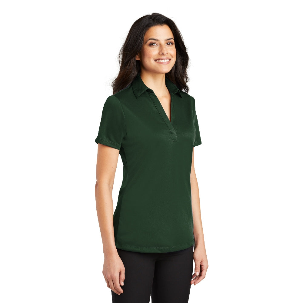 Port Authority® Women's Silk Touch™ Performance Polo - Dark Green