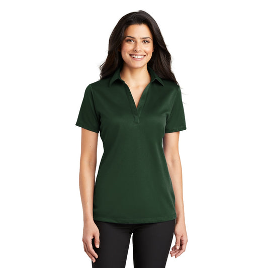 Port Authority® Women's Silk Touch™ Performance Polo - Dark Green