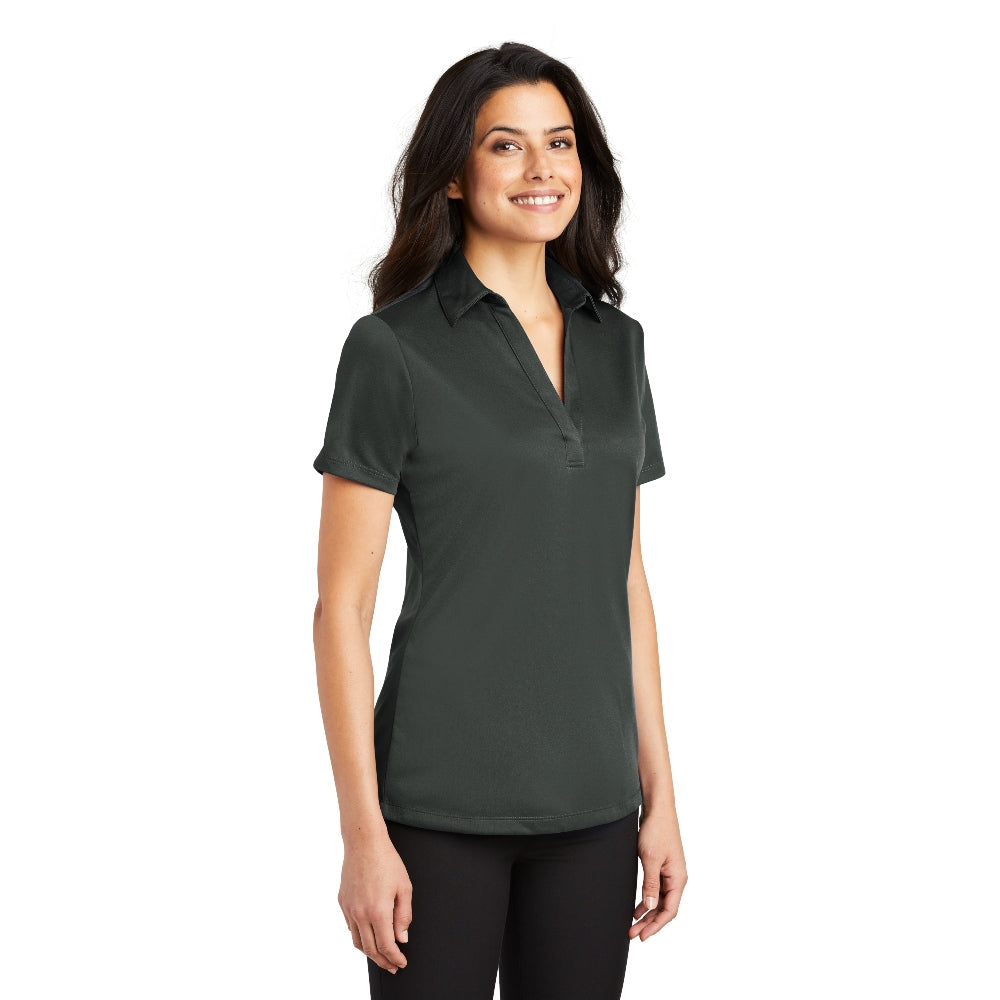 Port Authority® Women's Silk Touch™ Performance Polo - Steel Grey