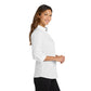 Port Authority® Women's 3/4-Sleeve SuperPro™ Twill Shirt - White