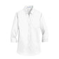 Port Authority® Women's 3/4-Sleeve SuperPro™ Twill Shirt - White