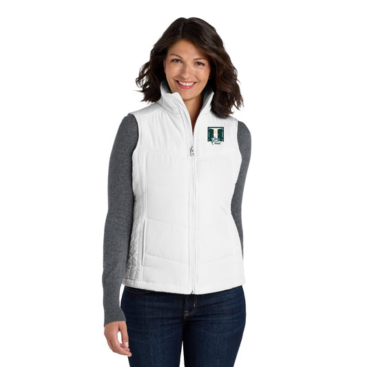 Port Authority® Women's Puffy Vest - White