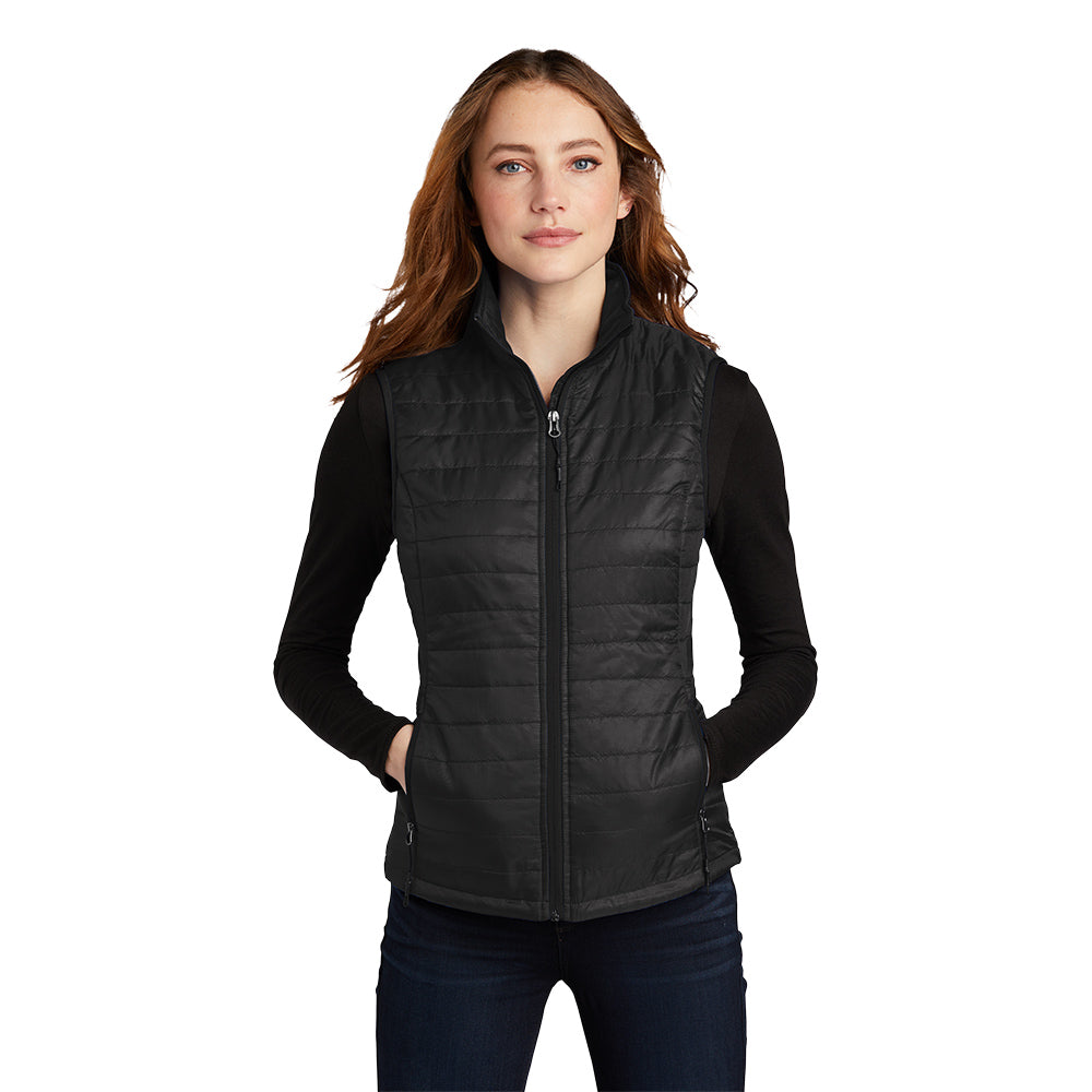 Port Authority® Women's Packable Puffy Vest - Black