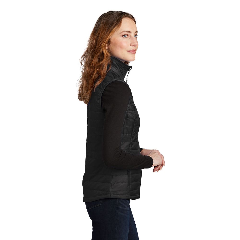 Port Authority® Women's Packable Puffy Vest - Black