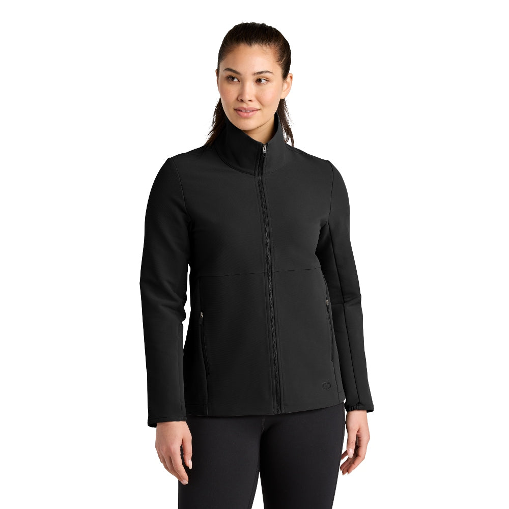OGIO® Women’s Kinetic Soft Shell - Black