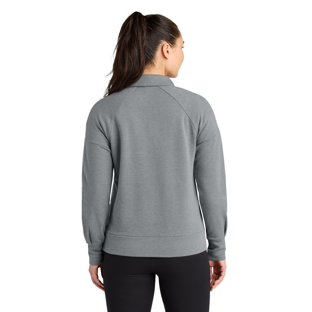 OGIO® Women’s Luuma 1/2-Zip - Petrol Grey Heather