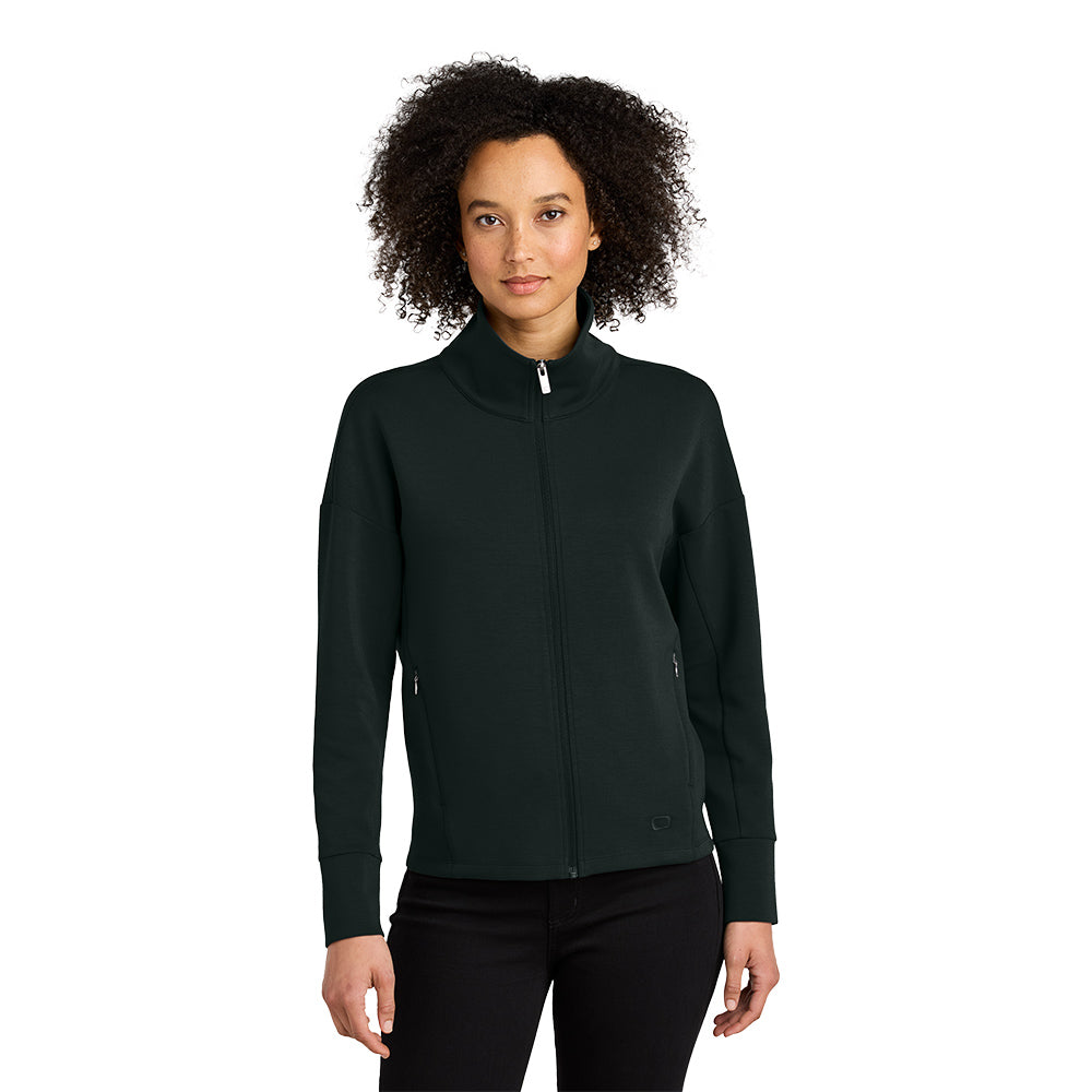 OGIO® Women’s Transcend Full-Zip - Black