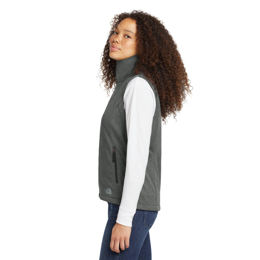 The North Face® Women's Ridgewall Soft Shell Vest - Dark Grey Heather