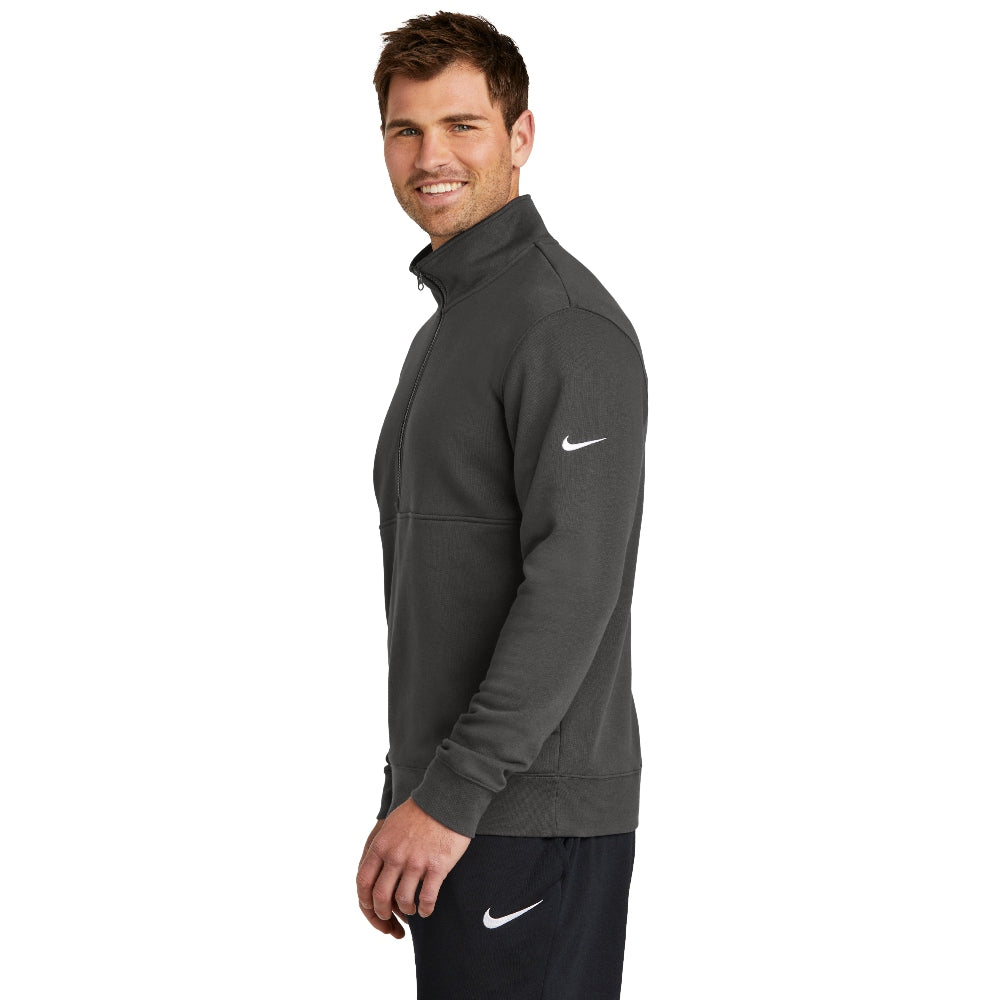 Nike Club Fleece Sleeve Swoosh 1/2-Zip - Anthracite