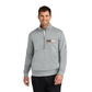 Nike Club Fleece Sleeve Swoosh 1/2-Zip - Dark Grey Heather