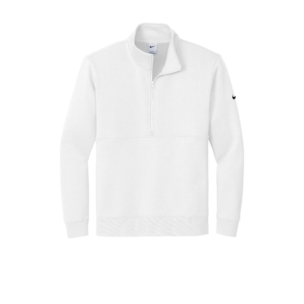 Nike Club Fleece Sleeve Swoosh 1/2-Zip - White