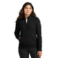 Nike Women's Club Fleece Sleeve Swoosh 1/2-Zip - Black