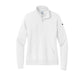 Nike Women's Club Fleece Sleeve Swoosh 1/2-Zip - White