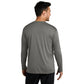 Port & Co™ Long Sleeve Performance Tee - Grey Concrete