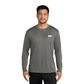 Port & Company® Long Sleeve Performance Tee - Grey Concrete