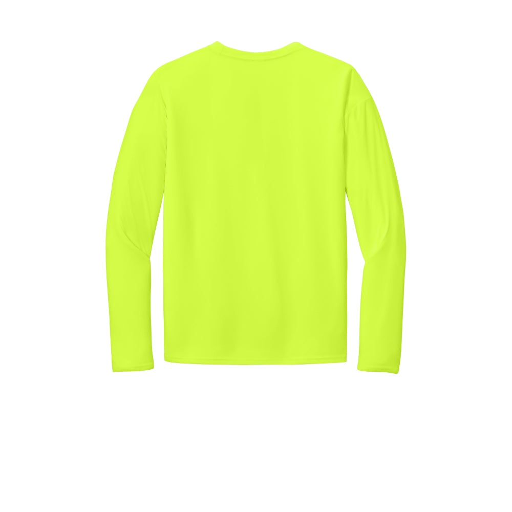 Port & Co™ Long Sleeve Performance Tee - Neon Yellow