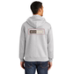 Port & Co™ Essential Fleece Full-Zip Hooded Sweatshirt - Ash