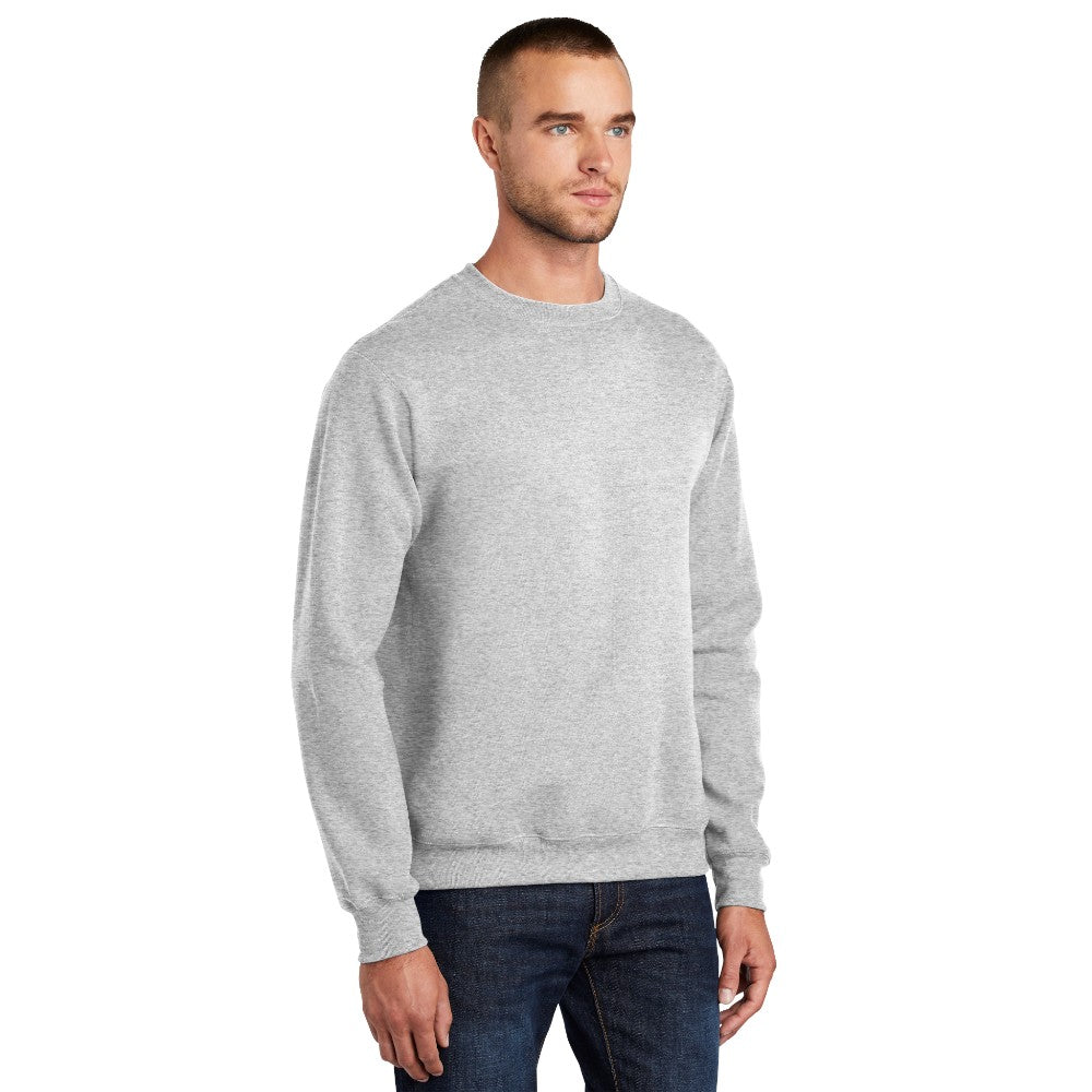 Port & Co™ Essential Fleece Crewneck Sweatshirt - Ash