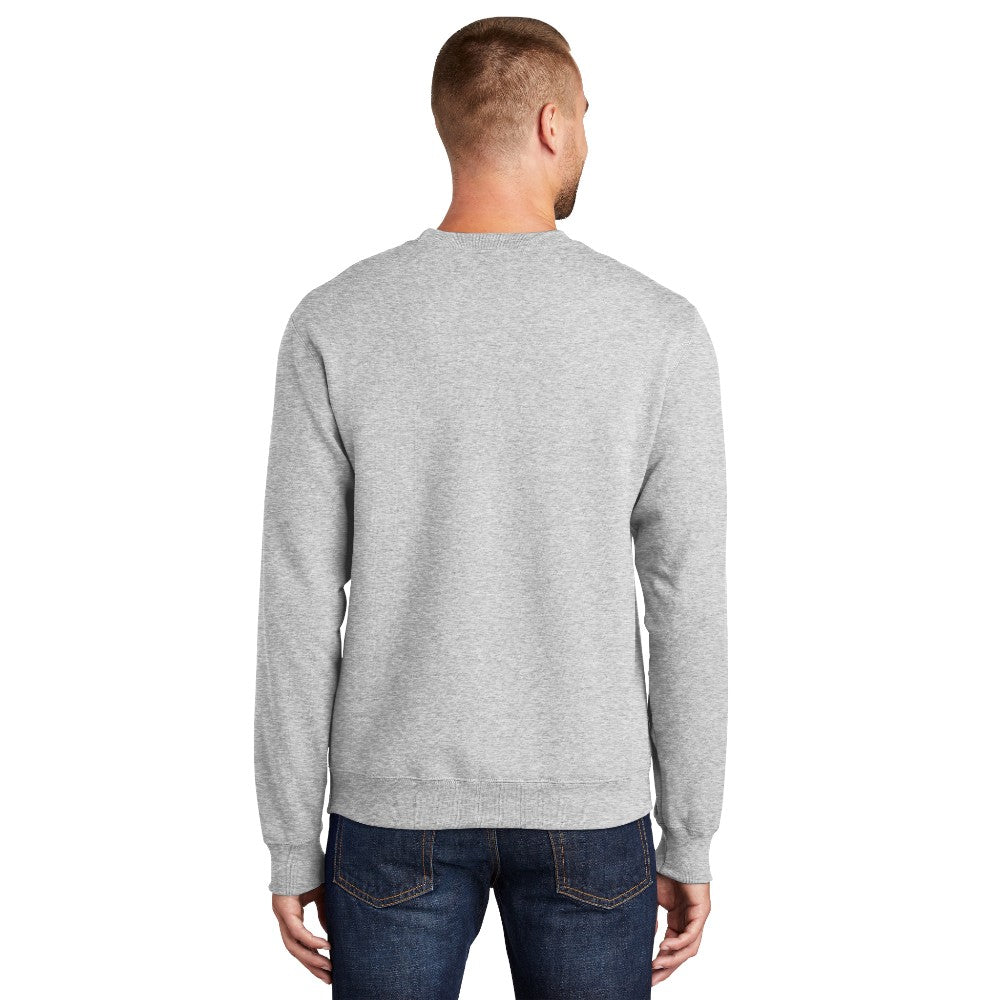Port & Co™ Essential Fleece Crewneck Sweatshirt - Ash