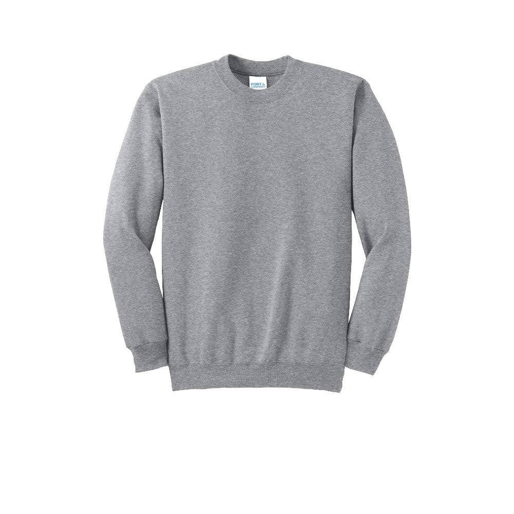 Port & Co™ Essential Fleece Crewneck Sweatshirt - Athletic Heather