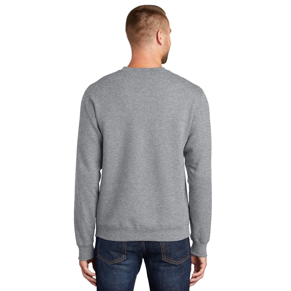 Port & Co™ Essential Fleece Crewneck Sweatshirt - Athletic Heather