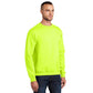 Port & Co™ Essential Fleece Crewneck Sweatshirt - Safety Green