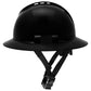 Pyramex HPT256110 Ridgeline T2 Full Brim Hard Hat - 6-Point Ratchet Suspension - Black