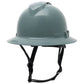 Pyramex HPT256110 Ridgeline T2 Full Brim Hard Hat - 6-Point Ratchet Suspension - Gray