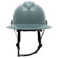 Pyramex HPT256110 Ridgeline T2 Full Brim Hard Hat - 6-Point Ratchet Suspension - Gray